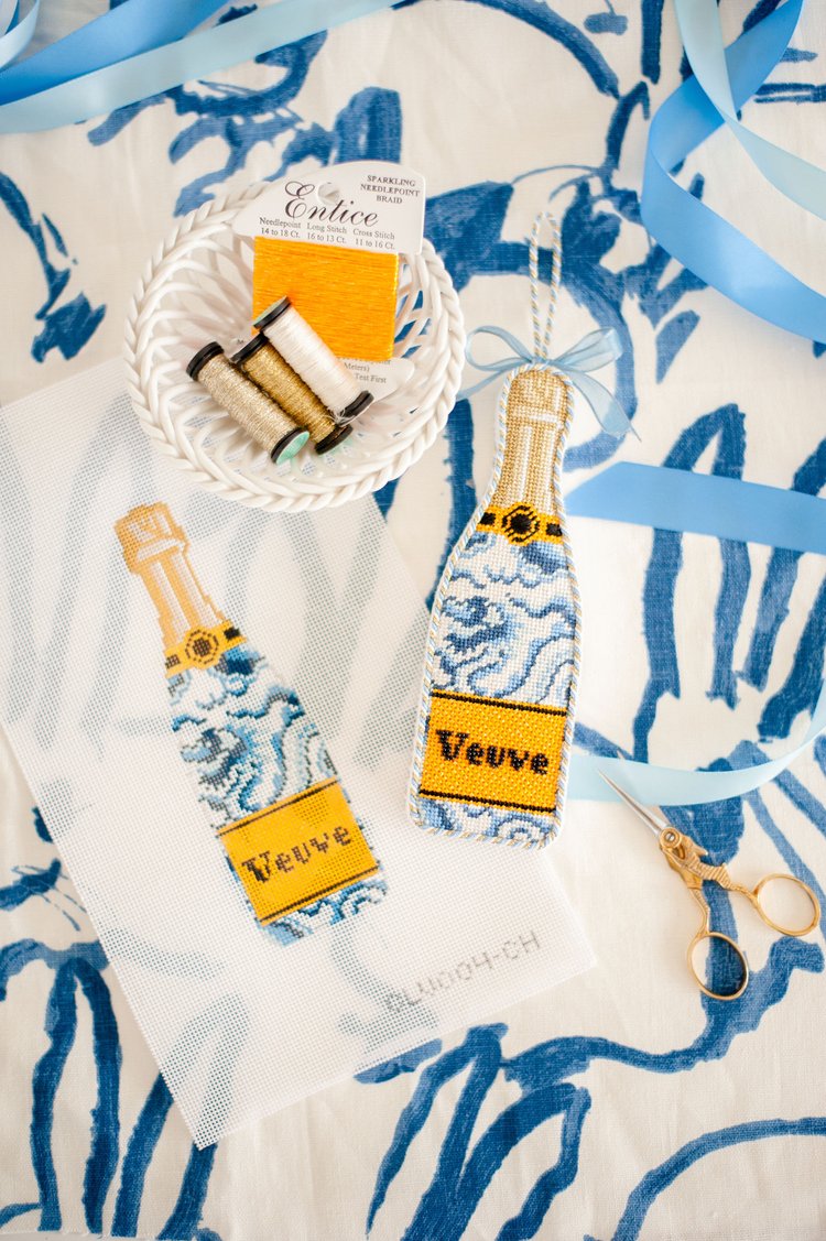Catelavie Blue and White Veuve – Stitch by Stitch
