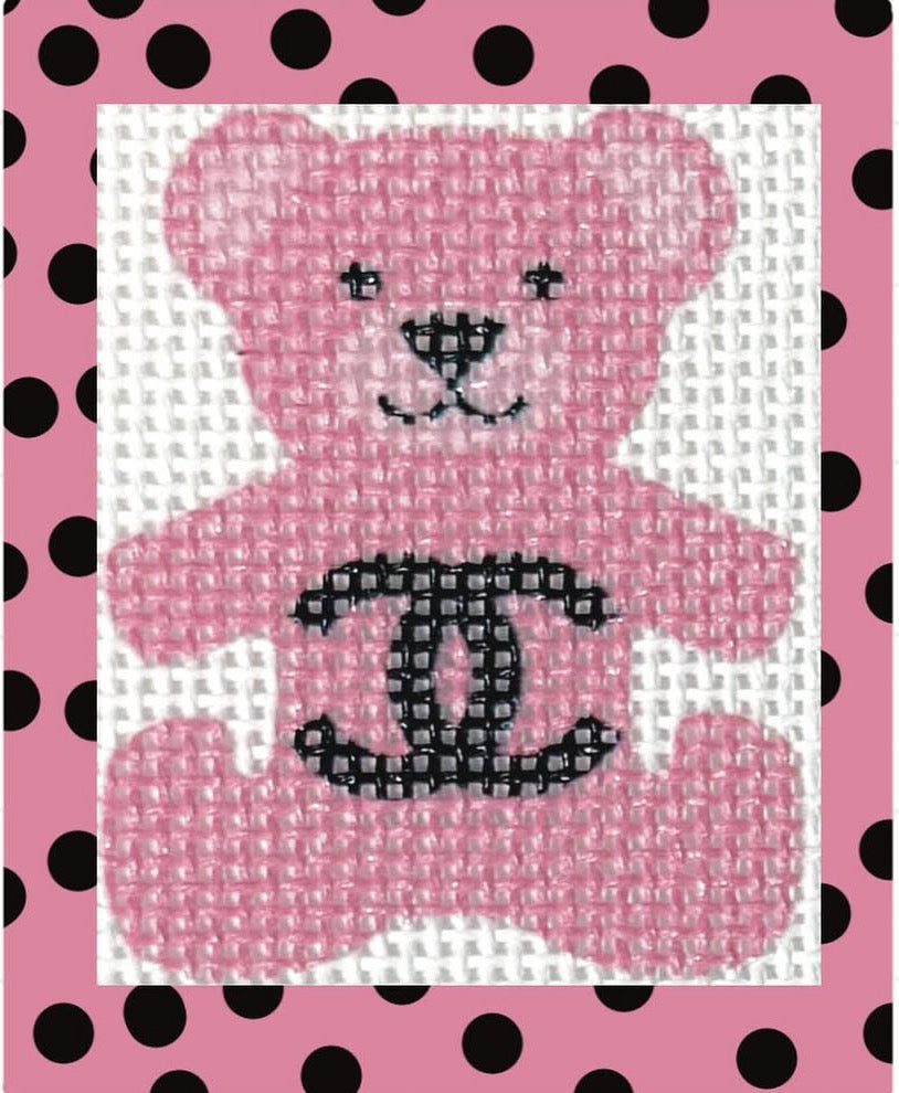 あ*じ様 CHANELレディースバッチ Alice Peterson TF7 Pink Chanel Bear - Bag Charm – Stitch by Stitch