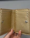 Arden Gray Self Finishing Zipper Snap Wallet
