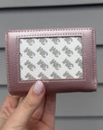 Arden Gray Self Finishing Zipper Snap Wallet