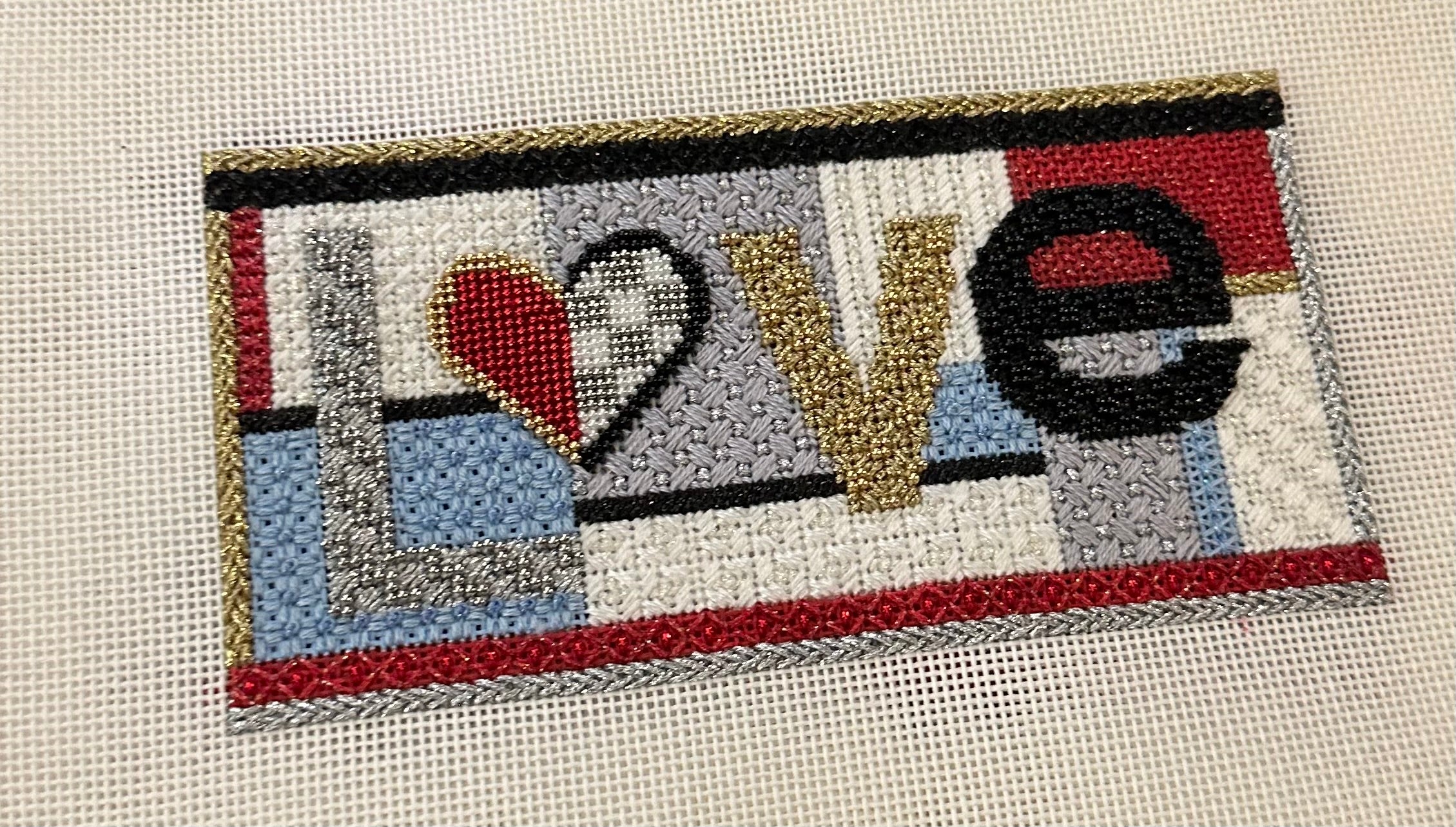 Sew Much Fun! Love - Red and Blue with Stitch Guide