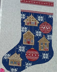 Meredith Collection X-176b Gingerbread and Ornament Stocking