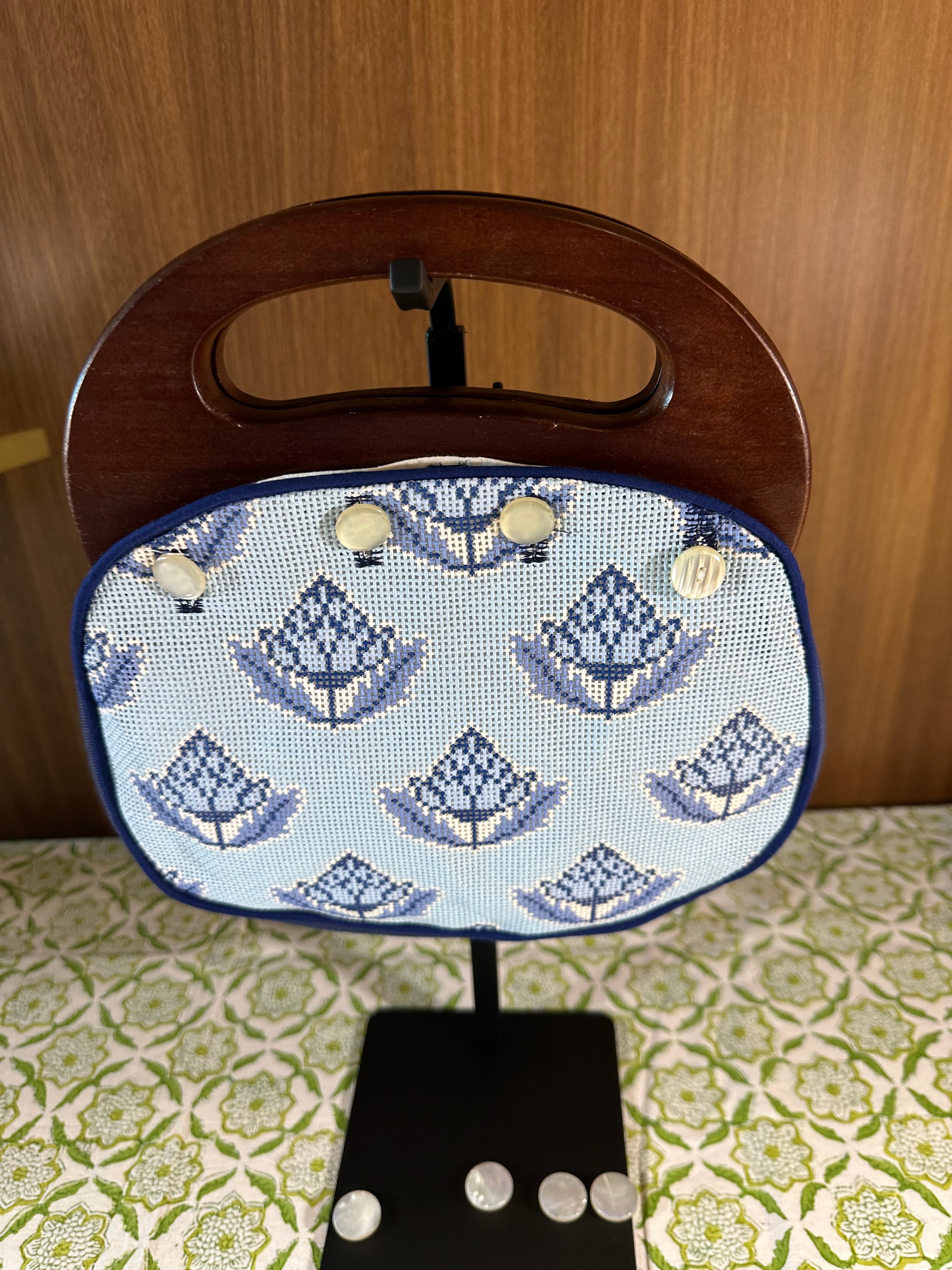 Ann Kaye Block Print Bermuda Bag