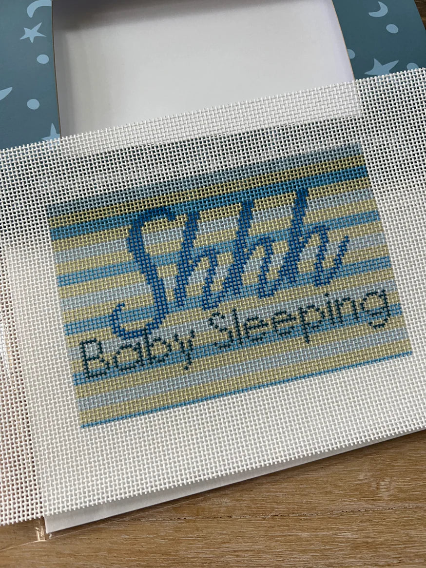 Baby Sleeping Blue Greeting Cards BA-102-57