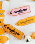 Catelavie CLV001-O Champagne this Way - orange