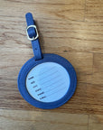Planet Earth Round Luggage Tag for 3" Insert