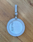 Planet Earth Round Luggage Tag for 3" Insert
