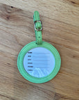 Planet Earth Round Luggage Tag for 3" Insert