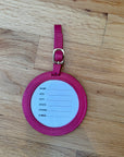 Planet Earth Round Luggage Tag for 3" Insert