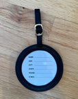 Planet Earth Round Luggage Tag for 3" Insert