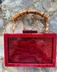 Bexar Wood & Gold Purse Strap (bag not included)