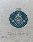 Whimsy and Grace Wg12805 N's Bee Reflection - Teal and Silver