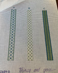 Whimsy and Grace Wg12654 Marlee's 3 Egg Omelette - Blue and Ivory