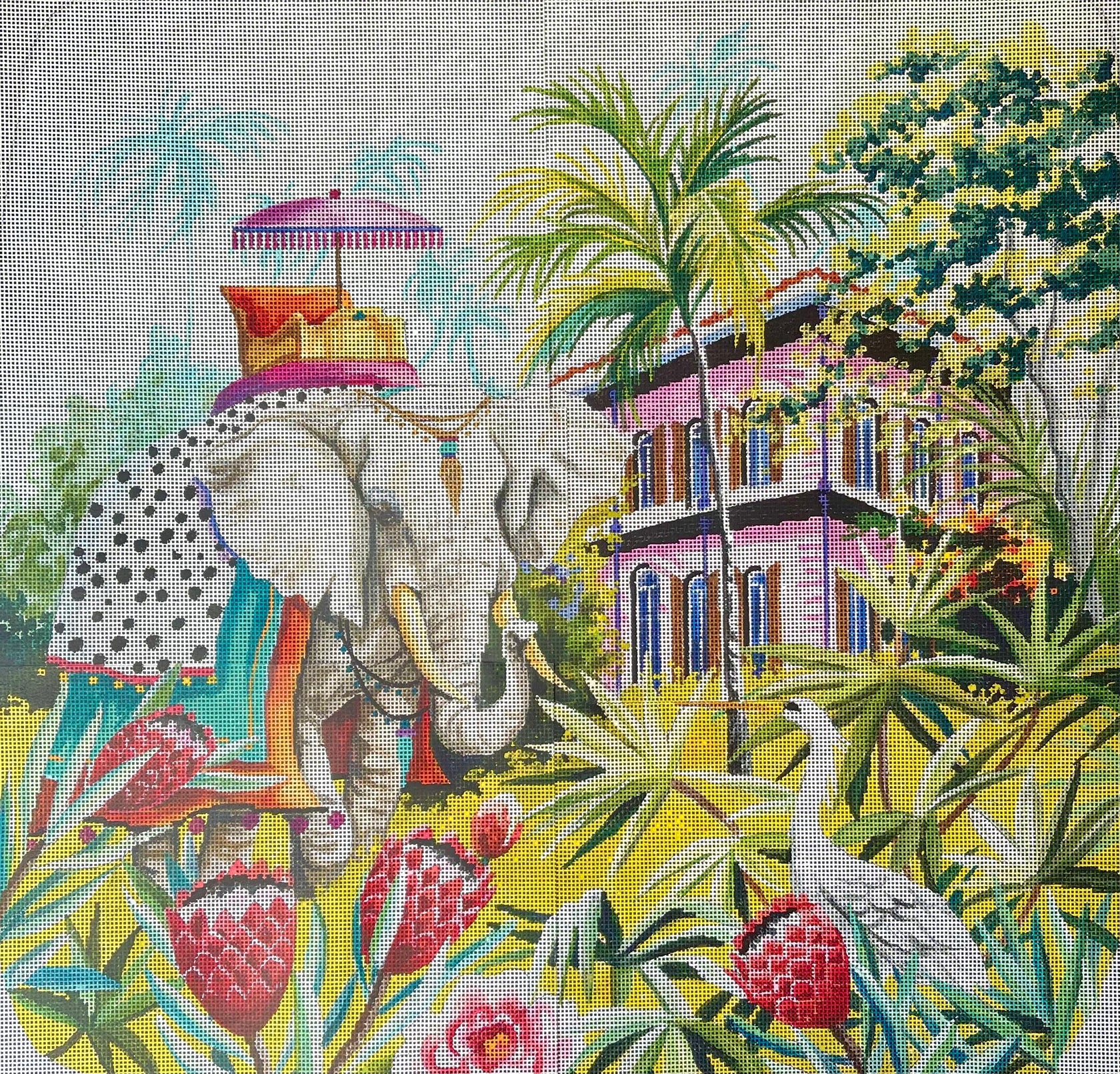 Colors of Praise MC705 Elephant Tapesty