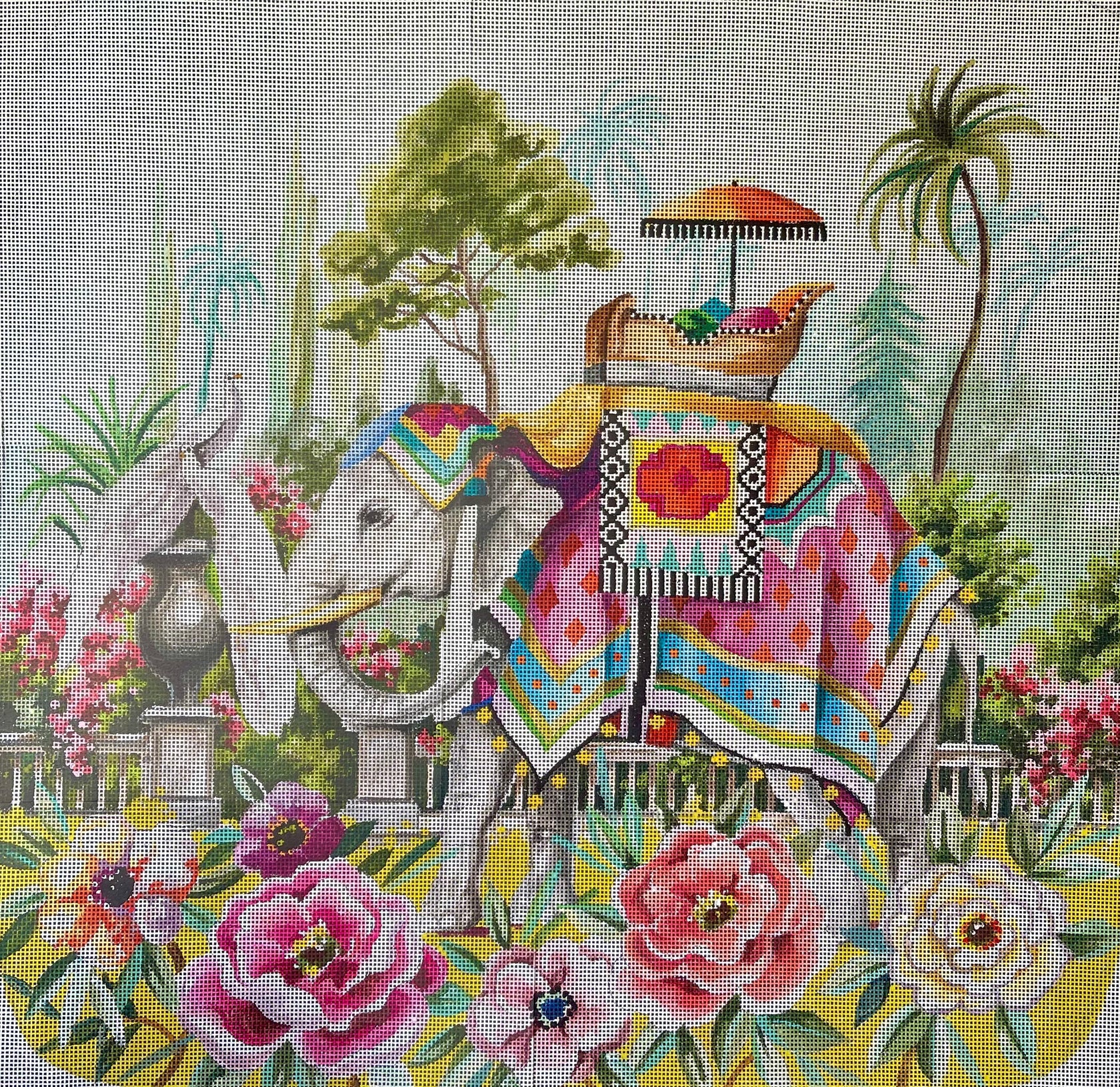 Colors of Praise MC706 Elephant Tapestry