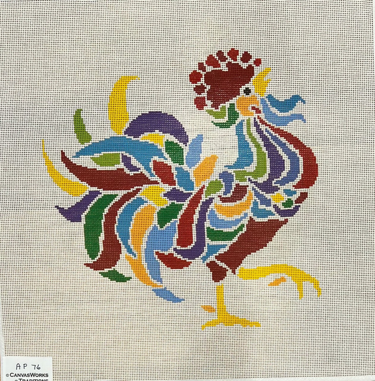 Canvas Works AP 76 High Stepping Flamenco Rooster