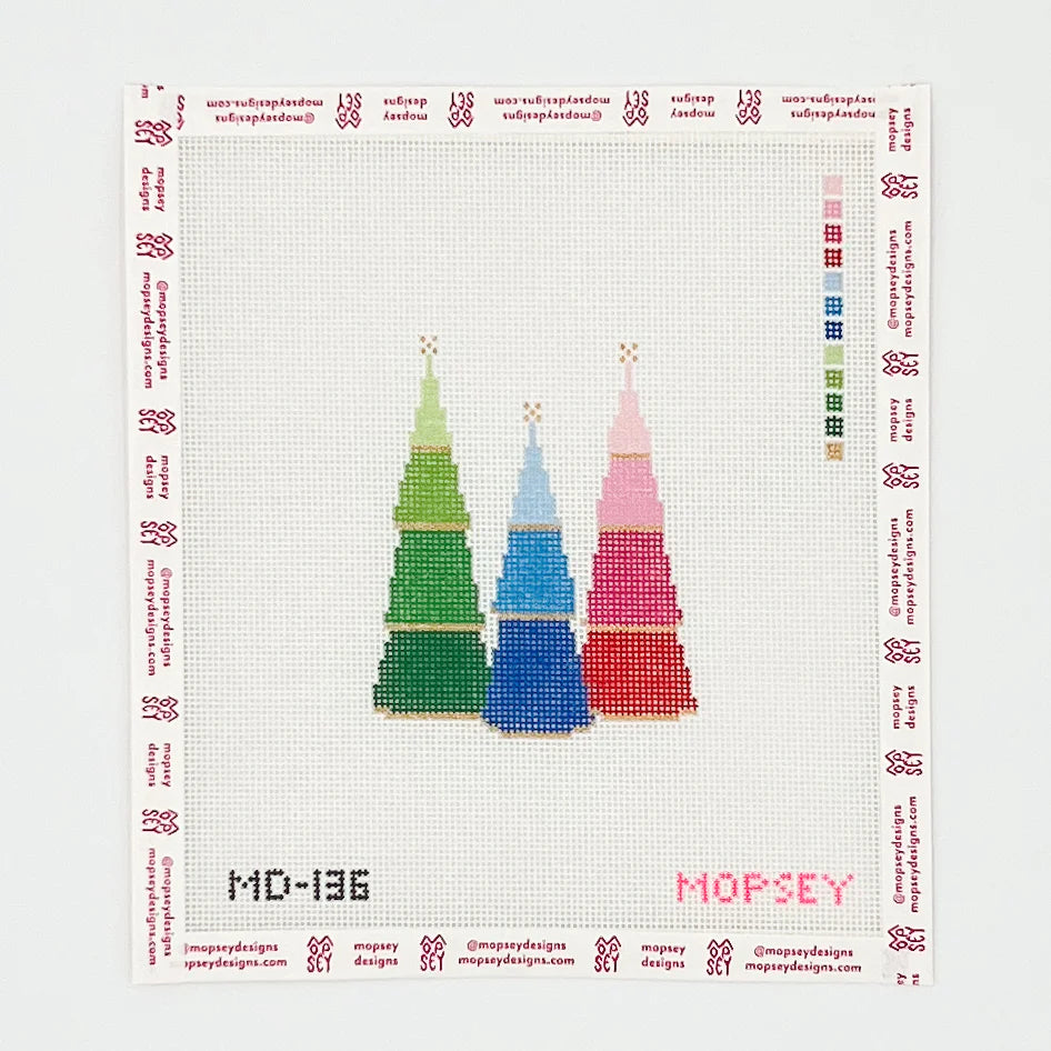 Mopsey Designs Rainbow Trees
