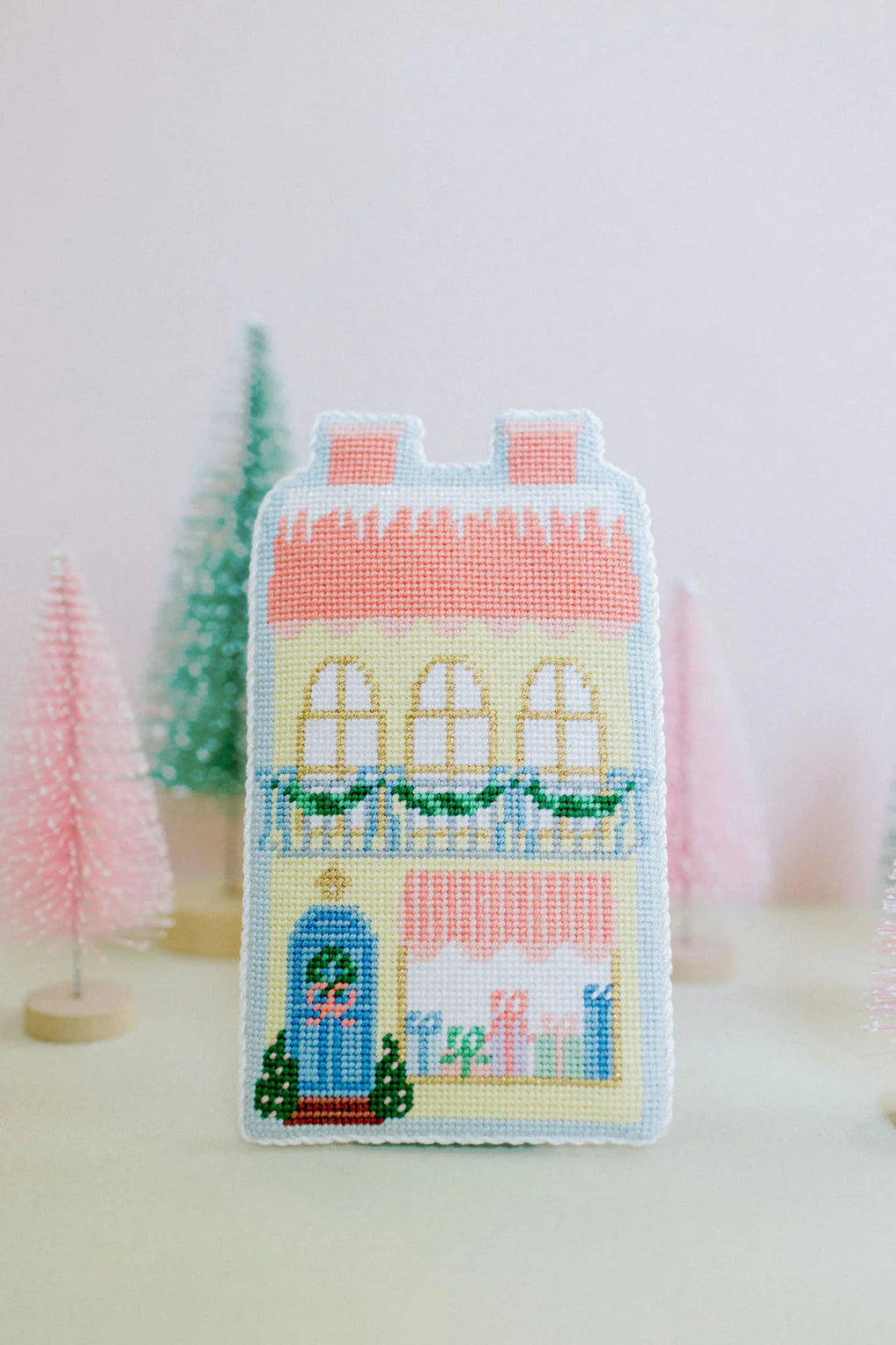 LePoint Studio Christmas Village Yellow House