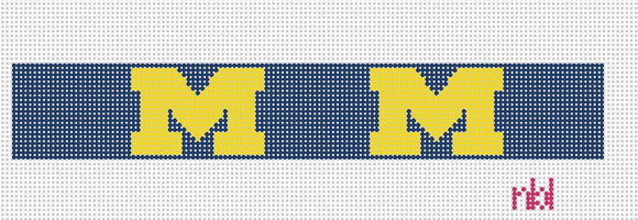Needlepoint by Laura Michigan Keyfob