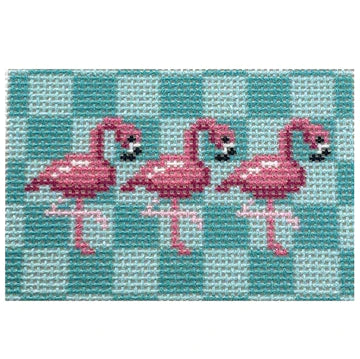 Needlepoint to Go NTG TS057 - Flamingos on Aqua Insert – Stitch by