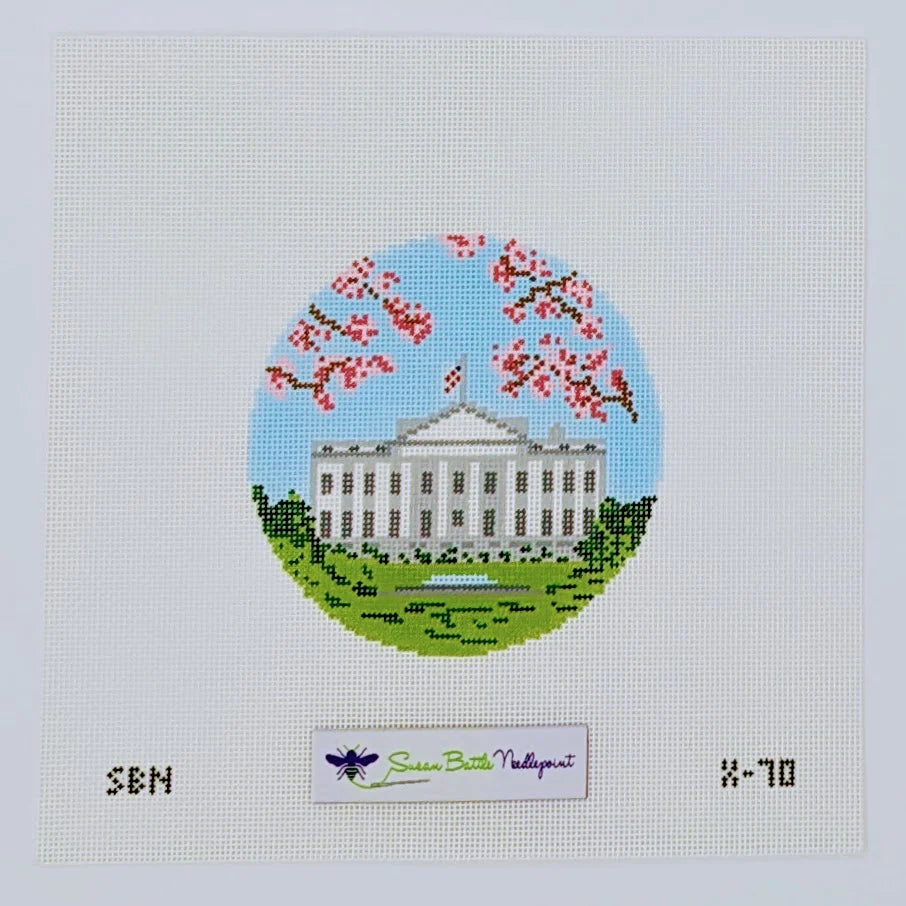 Susan Battle X70 White House with Cherry Blossoms