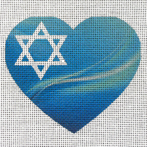 Heart in the Star of top David