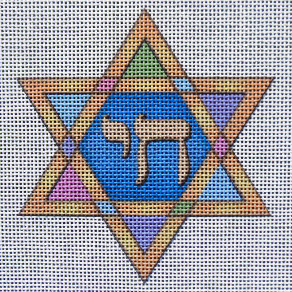 Judyannn Designs Chai Star of David