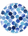 Elizabeth Crane Swartz NO-blue Ornament/4" Round - Evelyn