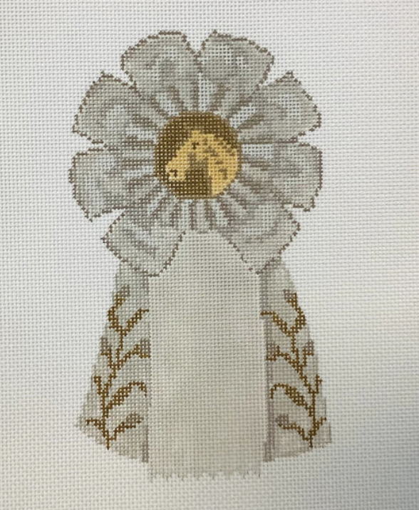 Plum DD3B White Rosette Ribbon Collection Stitch by Stitch