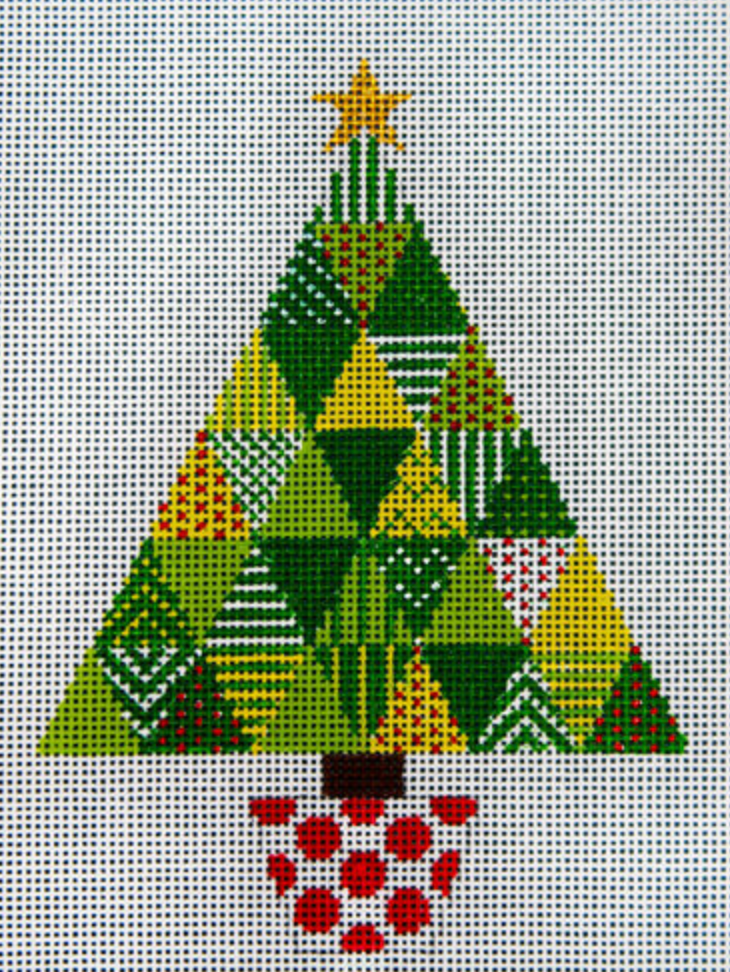 JP Designs X316 Triangle Xmas Tree – Stitch by Stitch