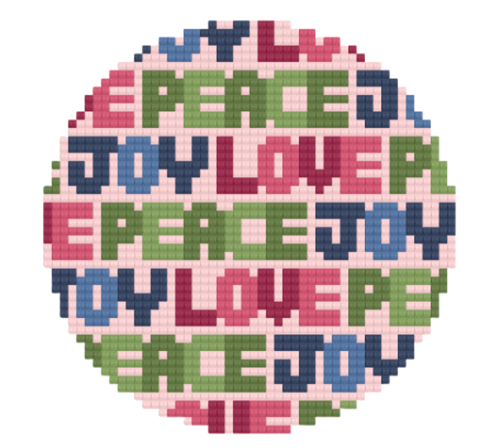 Allison Ivy AI-716 Peace, Love, Joy 4&quot; Round