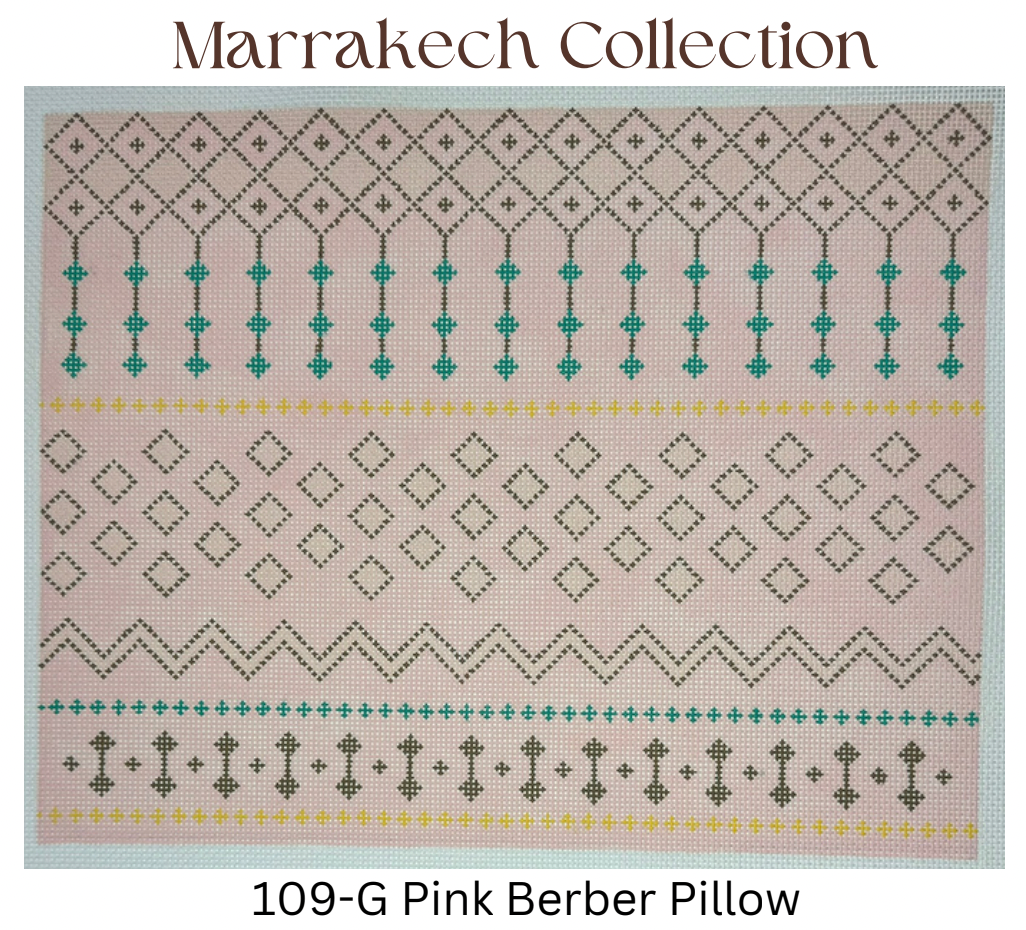 Patricia Sone 109-G Pink Berber Pillow Marrakech Collection