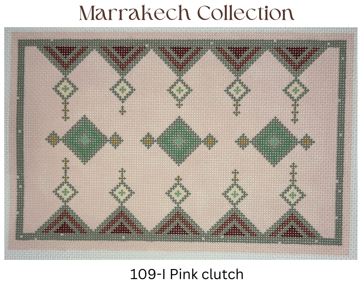 Patricia Sone 109-I Pink clutch Marrakech Collection