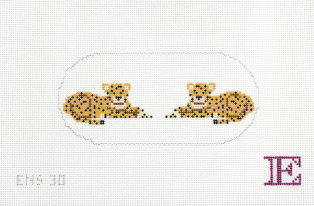 Morgan Julia Designs EN-30 Cheetah Sisters for Acrylic Oval
