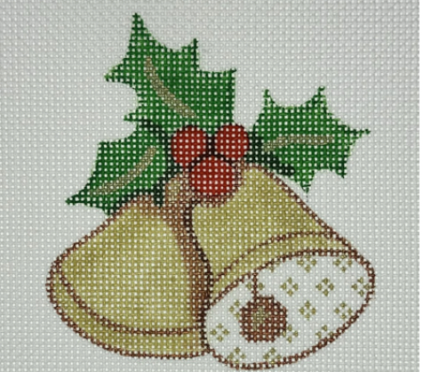 Patricia Sone 108-N Bells with Holly - includes Stitch Guide