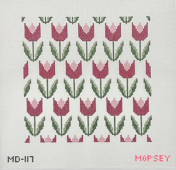Mopsey Designs Tulips Square