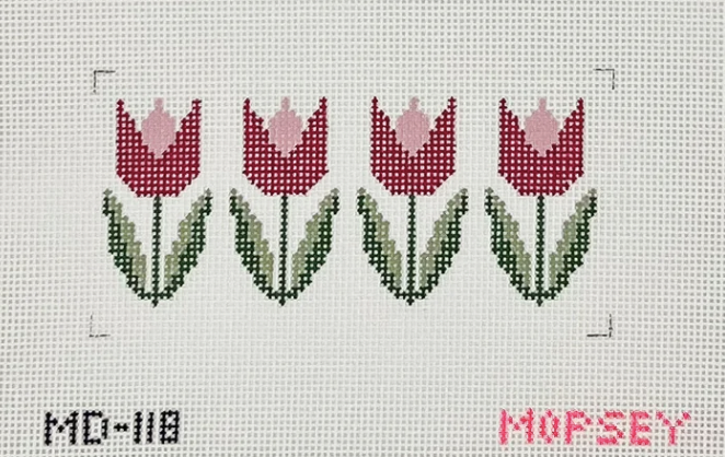 Mopsey Designs Four Tulips