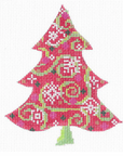 Kelly Clark KCNT002-18 Red Swirlz n Snowflakes