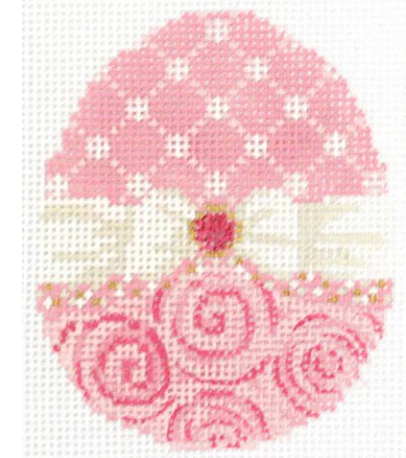 Kelly Clark KEA13-18 Cotton Candy Ribbon Egg w/ Embellishment Kit and Stitch Guide (Copy)