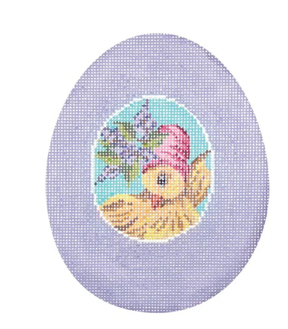 Kelly Clark KEA23-18 Lavender Chick Sugar Egg