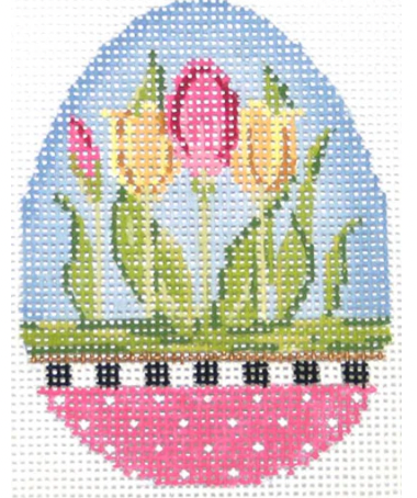 Kelly Clark KEA29-18 Tulip Garden Egg