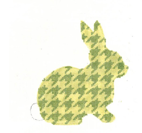 Kelly Clark KEA56-18 Lime Houndstooth Bunny