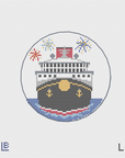 Lauren Bloch L-30 Cruise Ship with Fireworks