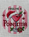Gingham Stitchery Holiday Drink Coasters - Set of 4
