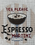 Gingham Stitchery Drink Coasters - Set of 4