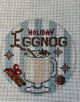 Gingham Stitchery Holiday Drink Coasters - Set of 4