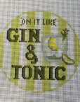 Gingham Stitchery Drink Coasters - Set of 4
