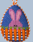 Nash and Daughters ND-16 Bunny with Carrot Fence Egg with Stitch Guide