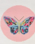 Nash and Daughters ND-113xSK | Butterfly x Art by SK Stitch Guide Included (QR Code Attached)