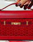 KTG Needlepoint Birkin Insert for Rachel Barri Clutch